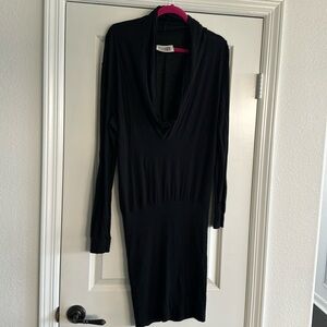 MM6 Maison Martin Margiela Black Dress Tunic Fits Size 6-8 US